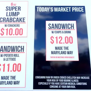 Flash Crabcake Co. (menu)