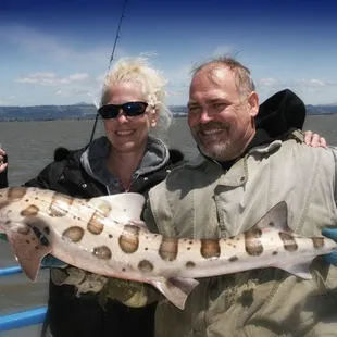 Fun day on the Bay catching and releasing sharks with a view.