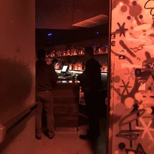 Walking into the main floor