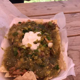 BBQ Pork nacho-very good