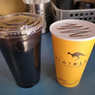 Cold brew and hot chocolate!