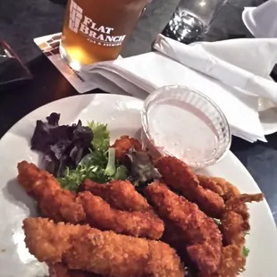 Green Chili Chicken Fingers