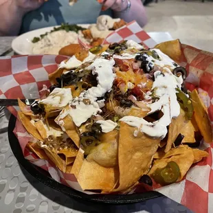 Beef nachos
