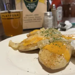 a plate of food on a table