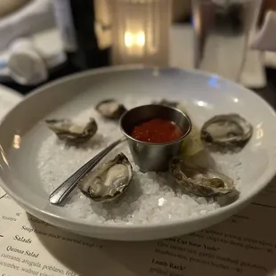 Oysters On The Half Shell