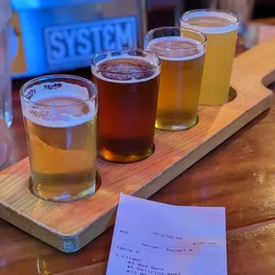 Beer flight