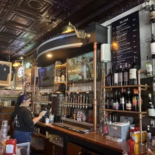 The bar and unique bar tappers