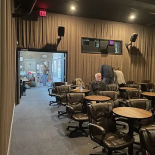 Concessions available outside of the theater seating area