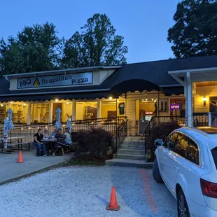 Large outdoor seating area