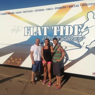 Our two PaddleFit certified trainers and Ashley