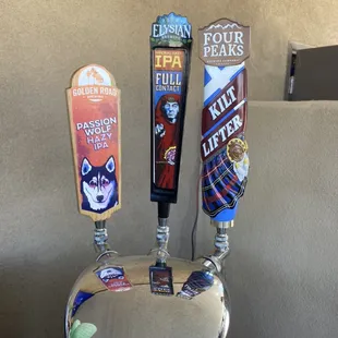 New beers on tap