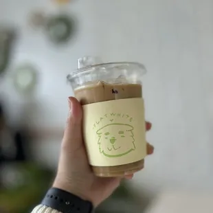 Honey oat latte