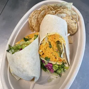 Carrot Tuna Wrap