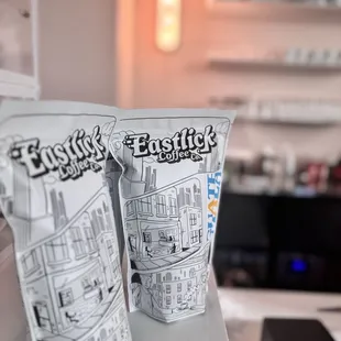 They sell their own coffee