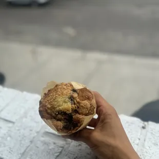 Brown butter Blueberry muffin