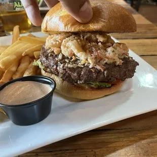 Surf and Turf Burger