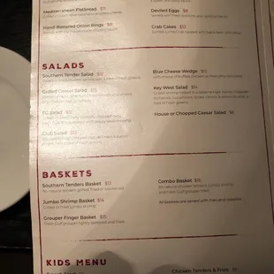 Menu June 2018