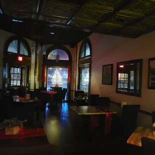 Dining room at closing time