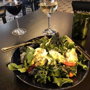 Great set-up...but unfortunately, I demolished this beautiful looking salad!!!