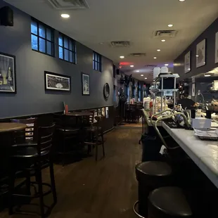 Cool tavern with tons of beers on tap