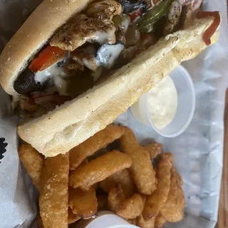 Chicken Philly Cheesesteak