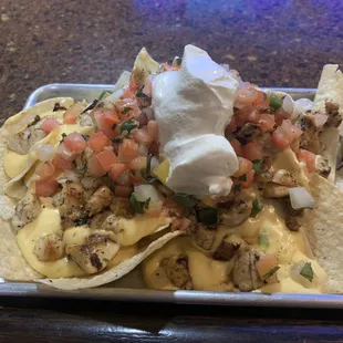 The chicken Nachos are delicious!