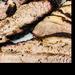 a close up of the meat