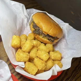 K-Pop Burger Tator Tots