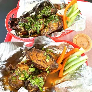 Sweet and Spicy Wings &amp; Classic Buffalo Wings
