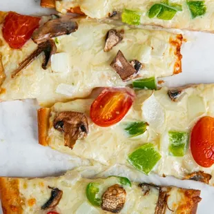Vegetarian Flatbread Pizza