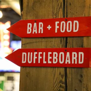 Full Duffleboard course &amp; Taco bar