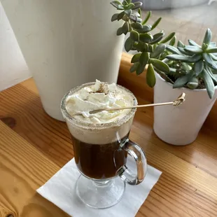 Spanish Coffee with whip