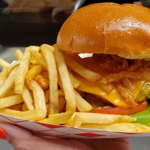 Classic Burger close up