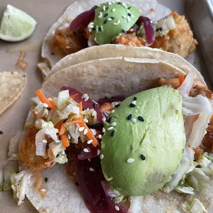 Bang Bang Cauliflower Tacos