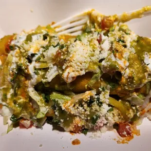 a close up of a plate of food