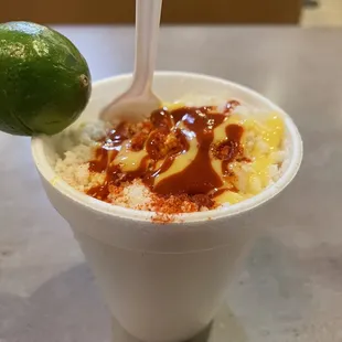 Small elote.