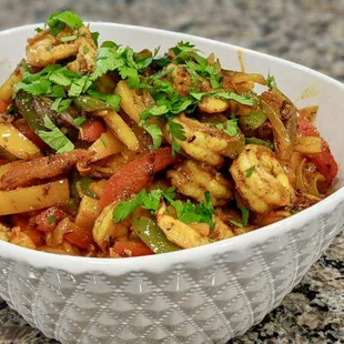 Shrimp Fajitas