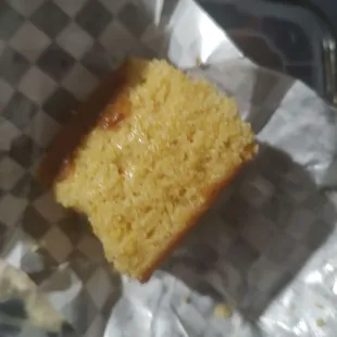 Best sweetest corn bread I ever had I want more corn bread lol