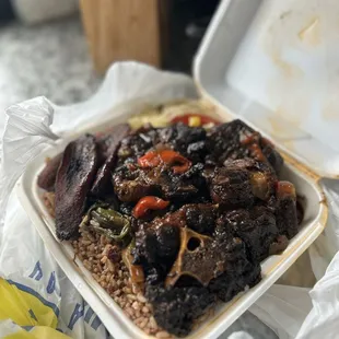 Oxtails and short ribs