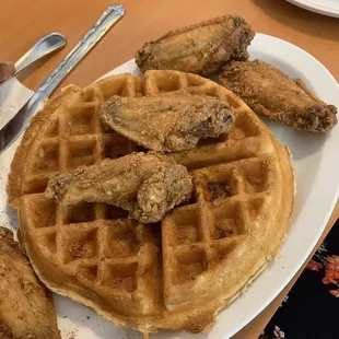 Chicken and waffles