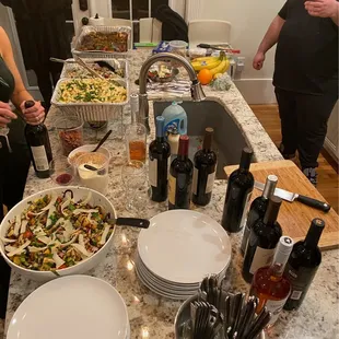 5 course Italian meal