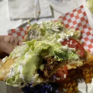 Adobada stuffed quesadilla