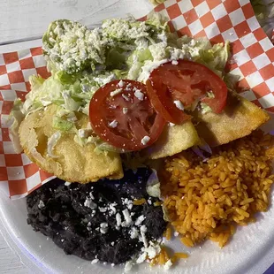 Mexican quesadillas (basically fried stuffed dilla)