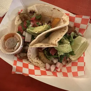 vegetarian tacos
