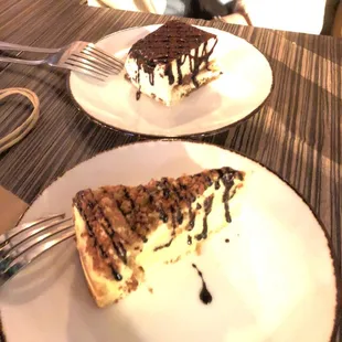 Tiramisu and Almond Cake