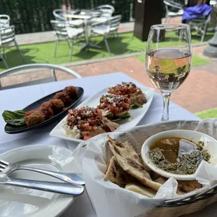 Meatball and Bruschetta