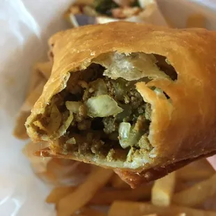 Samosa $1.50 each. Best I've had in the Twin Cities so far. HIGHLY RECOMMEND.