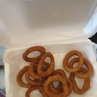 Onion rings $2.99. They were only okay.