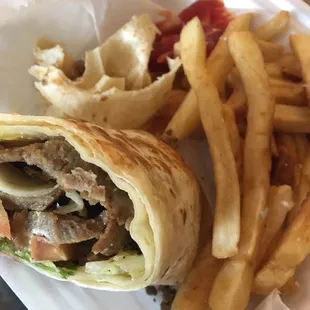 Gyro wrap special $8.99