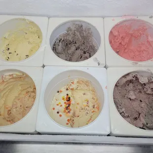 Some of their flavors of their organic ice cream